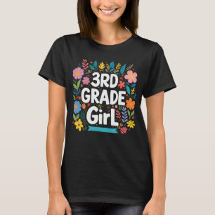 Mädchen der dritten Klasse erste Klasse Klasse zur T-Shirt
