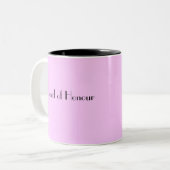 Mädchen der Ehre danken Ihnen Tasse (Vorderseite Links)