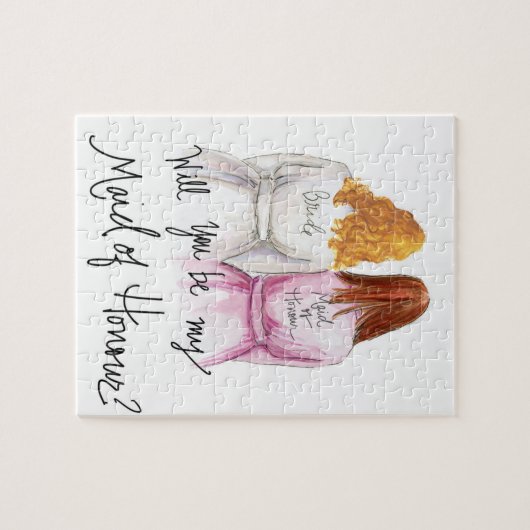 Mädchen der Ehre? Puzzlespiel DkBl kräuselt Braut Puzzle (Horizontal)