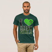 Mädchen der Iren-I <3 T-Shirt (Vorne ganz)