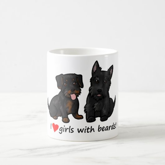 Mädchen der Liebe I mit Bärten! Tasse (Mittel)