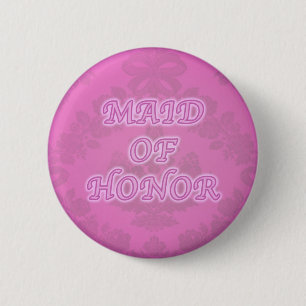 Mädchen des Ehrenknopfes Button