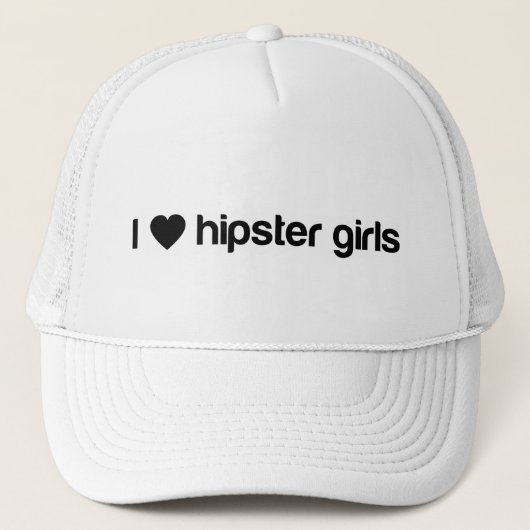Mädchen (des Herz) Hipsters I Truckerkappe (Vorderseite)