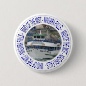Mädchen des Nebels - Niagara Falls Button (Vorderseite)