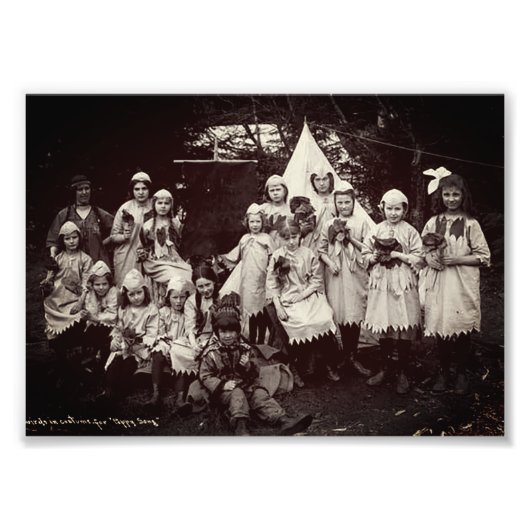 Mädchen des Waldes Fotodruck (Vorne)