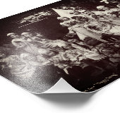 Mädchen des Waldes Fotodruck (Ecke)