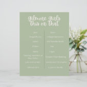 Mädchen, die dieses oder jenes Party haben (Stehend Vorderseite)