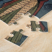 Mädchen, die Drachen, Kulu Volksmalerei, Himachal Puzzle (Seite)