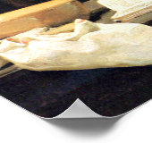 Mädchen die Haare flechtend Girl Braiding Poster (Ecke)