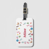 Mädchen, die Liebe haben, zu erkunden Gepäckanhänger (Vorderseite Vertikal)