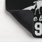 Mädchen, die Liebe Jagd auf Fischerei und Waffen Mousepad (Ecke)