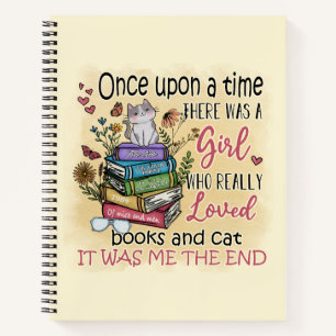 Mädchen, die Lieben Bücher und Katzen