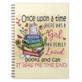 Mädchen, die Lieben Bücher und Katzen (Vorderseite)