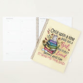 Mädchen, die Lieben Bücher und Katzen Planer (Anzeige)