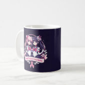 Mädchen, die Mädchen unterstützen Kaffeetasse (Vorderseite Links)
