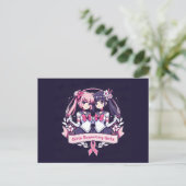 Mädchen, die Mädchen unterstützen Postkarte (Stehend Vorderseite)
