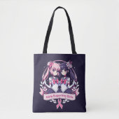 Mädchen, die Mädchen unterstützen Tasche (Vorderseite)