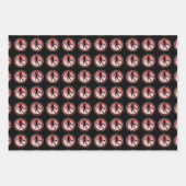 Mädchen, die Mindset laufen - Focus Fearless Runne Geschenkpapier Set (Vorderseite 2)