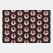 Mädchen, die Mindset laufen - Focus Fearless Runne Geschenkpapier Set (Vorderseite)