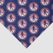 Mädchen, die Mindset laufen - Focus Fearless Runne Seidenpapier (Ausschnitt)