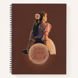 Mädchen, die nie zurückblicken notizblock