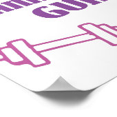 Mädchen, die nur wollen, haben Gewehre Poster (Ecke)