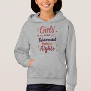 Mädchen, die nur wollen, haben grundlegende Mensch Hoodie