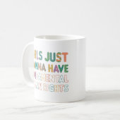 Mädchen, die nur wollen, haben grundlegende Mensch Kaffeetasse (Vorderseite Links)