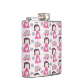 Mädchen, die Orte haben Flachmann (Rechts)