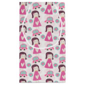 Mädchen, die Orte haben Kleine Geschenktüte (Rückseite)