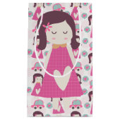 Mädchen, die Orte haben Kleine Geschenktüte (Vorderseite)