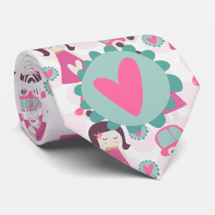 Mädchen, die Orte haben Krawatte