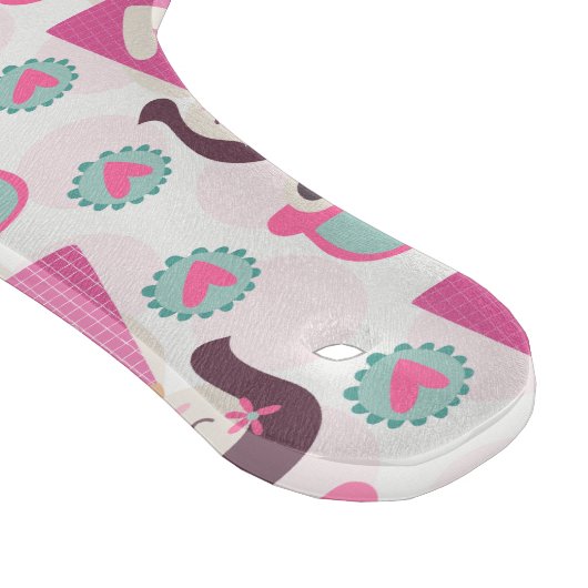 Mädchen, die Orte haben Schneidebrett (Ecke)