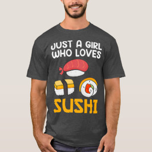 Mädchen, die Sushi japanisches Essen Liebe Japan S T-Shirt