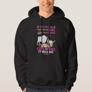 Mädchen, die wirklich Katzen und Yaks lieben Hoodie