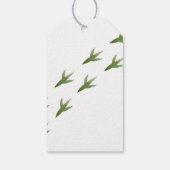 Mädchen-Dinosaurier-Geburtstags-Partygeschenk-Tags Geschenkanhänger (Rückseite)
