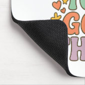 Mädchen, du hast diesen Testtag Wer Motivationszit Mousepad (Ecke)