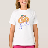 Mädchen, Du Schaffst Es Inspirations-T-Shirt