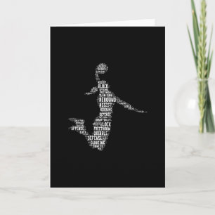 Mädchen Dunk Worte Spieler Frauen Mädchen Kind Tee Karte