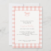 Mädchen-Dusche Einladung (Vorderseite)