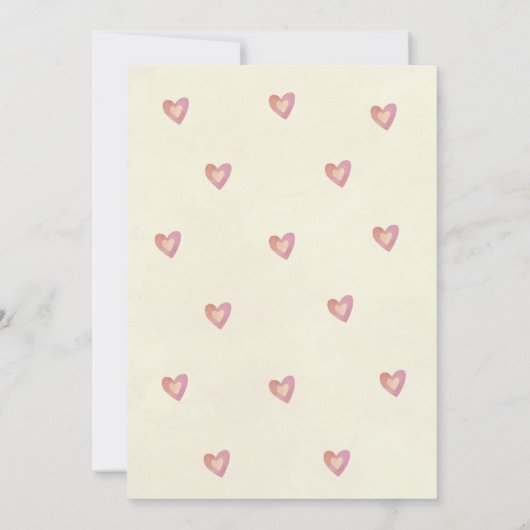 Mädchen Dusche Einladung Wald ist ein Mädchen (Rückseite)