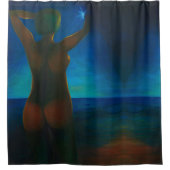 Mädchen Duschvorhang (Vorderseite)