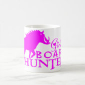 MÄDCHEN-EBER-JAGD KAFFEETASSE (Mittel)