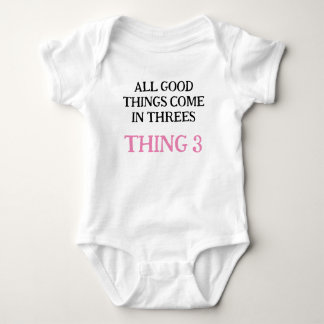 Mädchen ein Stück für Triplets, Triplets Geschenki Baby Strampler