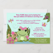 Mädchen Einladung (Vorderseite)