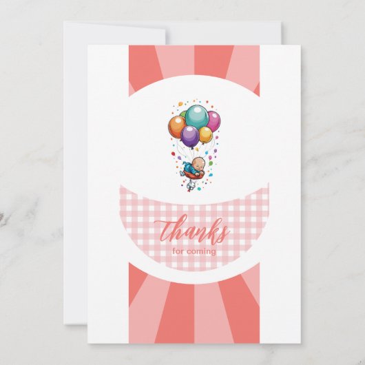 Mädchen Einladung (Rückseite)