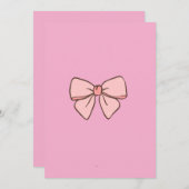 Mädchen Einladung Schmetterling rosa Pastell  (Vorne/Hinten)