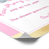 Mädchen Elefant Wie viele Kanadier im Jar-Duschspi Poster (Ecke)