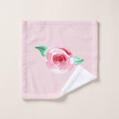 Mädchen Elegant Myanmar Birmese Alphabet Floral Na Badhandtuch Set (Waschlappen)