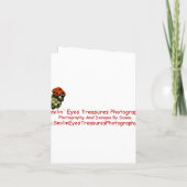 Mädchen-Elf-Weihnachtsfeiertags-Party Einladung (Rückseite)